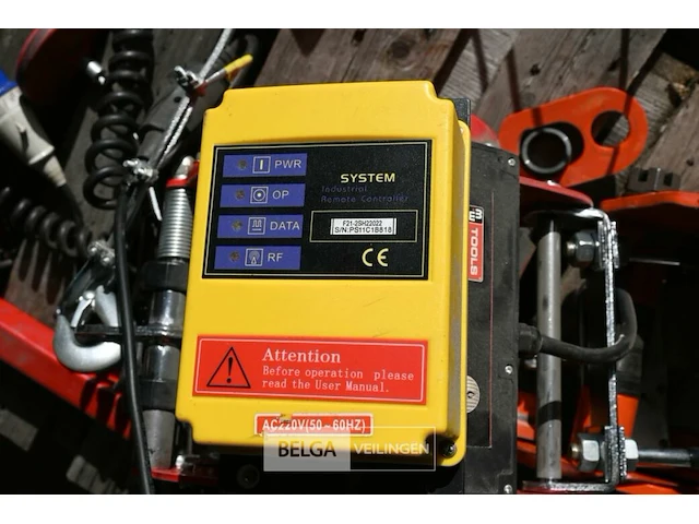 Elektrische takel met loopkat - afbeelding 3 van  5