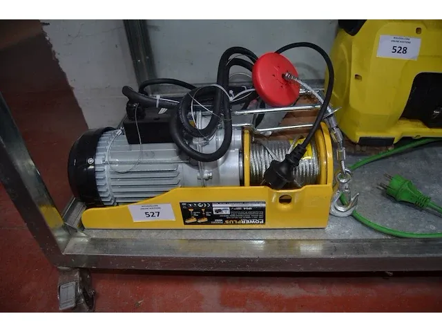 Elektrische takel powerplus powx903 nieuw in doos 1300w - afbeelding 1 van  8