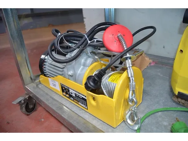 Elektrische takel powerplus powx903 nieuw in doos 1300w - afbeelding 4 van  8