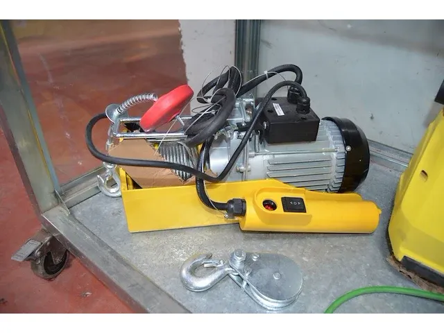 Elektrische takel powerplus powx903 nieuw in doos 1300w - afbeelding 5 van  8