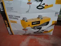 Elektrische takel powerplus powx903 nieuw in doos 1300w - afbeelding 7 van  8