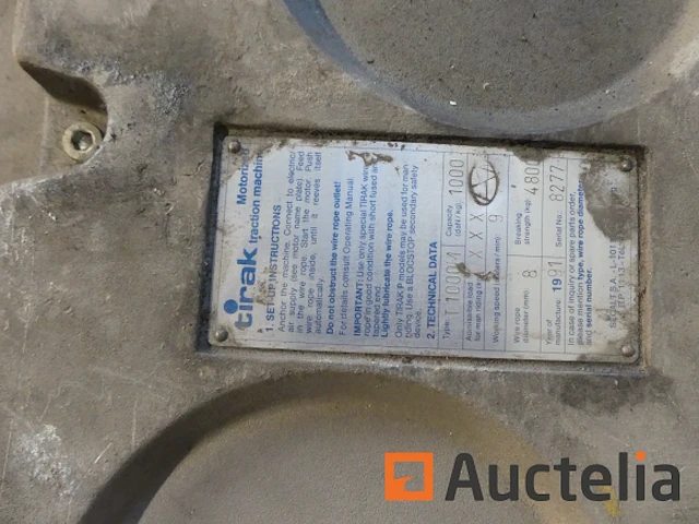 Elektrische takels en elektrische lier - afbeelding 8 van  9