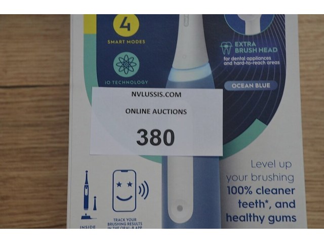 Elektrische tandenborstel braun oral b io my way 10+ years ocean blue (b435) - afbeelding 2 van  4