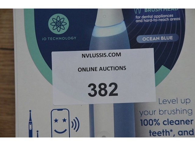 Elektrische tandenborstel braun oral b io my way 10+ years ocean blue (b435) - afbeelding 2 van  4