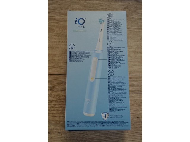 Elektrische tandenborstel braun oral b io series 3s ice blue (b435) - afbeelding 4 van  4