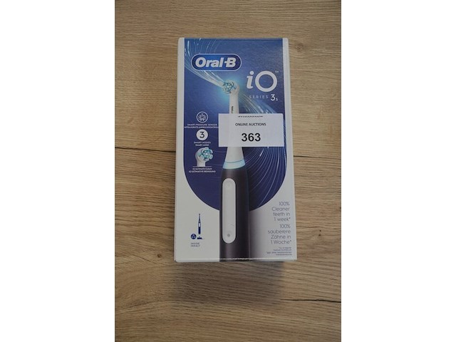 Elektrische tandenborstel braun oral b io series 3s matt black (b435) - afbeelding 1 van  3