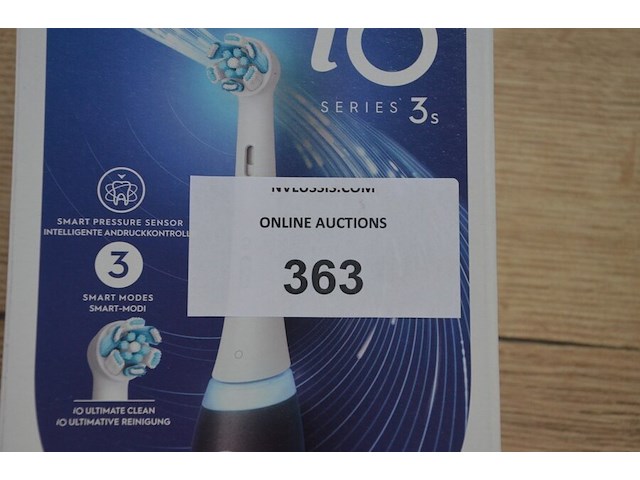 Elektrische tandenborstel braun oral b io series 3s matt black (b435) - afbeelding 2 van  3