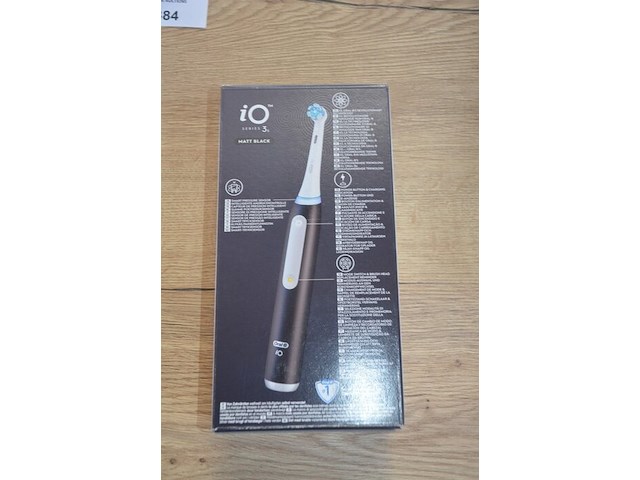 Elektrische tandenborstel braun oral b io series 3s matt black (b435) - afbeelding 3 van  3