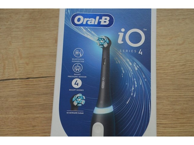 Elektrische tandenborstel braun oral b io series 4 matt black (b435) - afbeelding 3 van  4