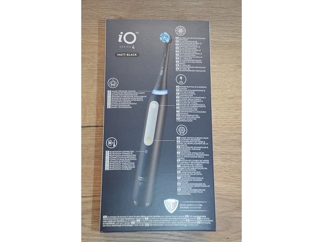 Elektrische tandenborstel braun oral b io series 4 matt black (b435) - afbeelding 4 van  4