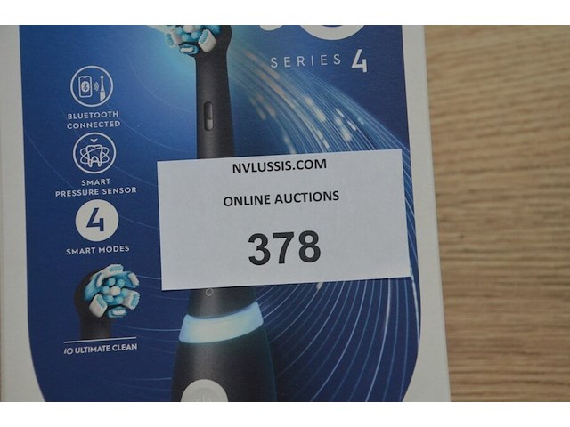 Elektrische tandenborstel braun oral b io series 4 matt black (b435) - afbeelding 2 van  4