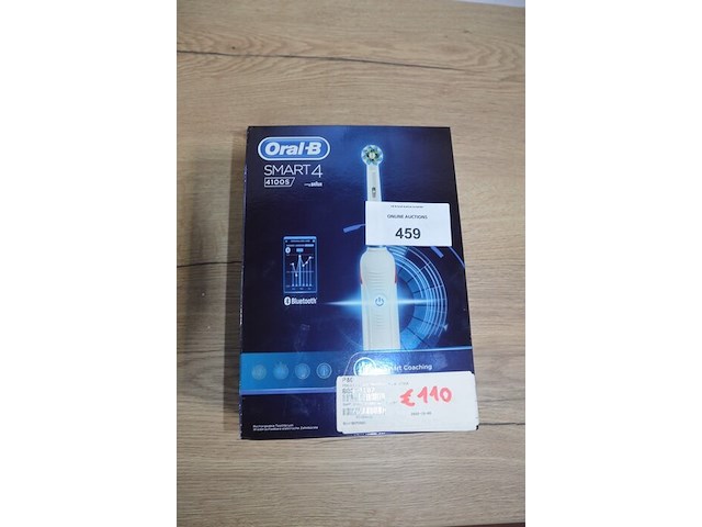 Elektrische tandenborstel braun oral b smart 4 4100 s white en braun oral b pro junior 6+ purple (b435) - afbeelding 3 van  6