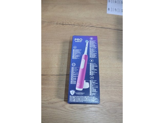 Elektrische tandenborstel braun oral b smart 4 4100 s white en braun oral b pro junior 6+ purple (b435) - afbeelding 6 van  6