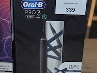 Elektrische tandenborstels braun oral b pro 3 3500 design edition black en flora pink (b435) - afbeelding 3 van  5