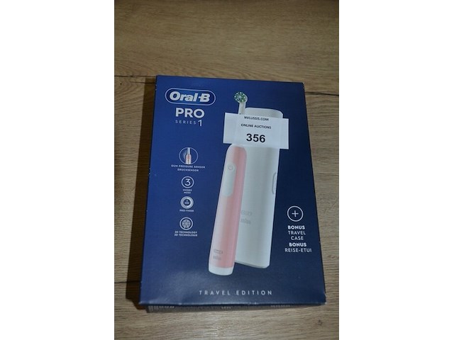 Elektrische tandenborstels braun oral b pro series 1 travel edition pink en braun oral b vitality pro black (b435) - afbeelding 3 van  6