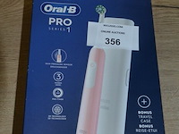 Elektrische tandenborstels braun oral b pro series 1 travel edition pink en braun oral b vitality pro black (b435) - afbeelding 3 van  6