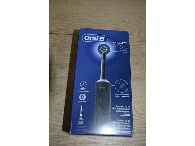 Elektrische tandenborstels braun oral b pro series 1 travel edition pink en braun oral b vitality pro black (b435) - afbeelding 5 van  6
