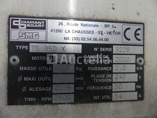 Elektrische tegelsnijder smg ts350 x - afbeelding 6 van  9