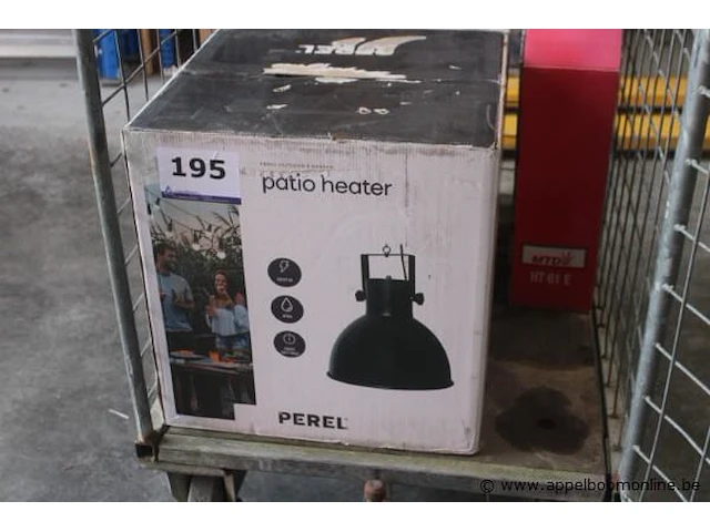 Elektrische terrasverwarmer perel - afbeelding 1 van  1