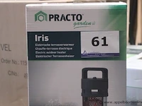 Elektrische terrasverwarmer practo, iris - afbeelding 2 van  2