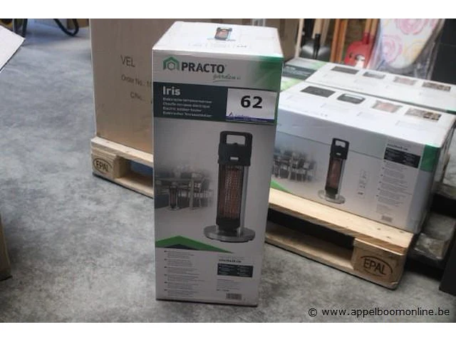 Elektrische terrasverwarmer practo, iris - afbeelding 1 van  3