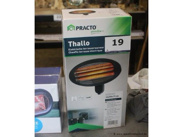 Elektrische terrasverwarmer practo, thallo - afbeelding 1 van  2