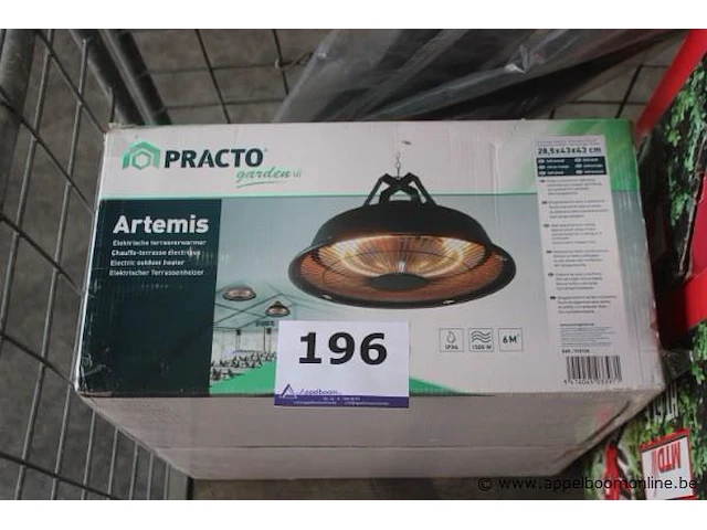 Elektrische terrasverwarmer practo - afbeelding 1 van  2