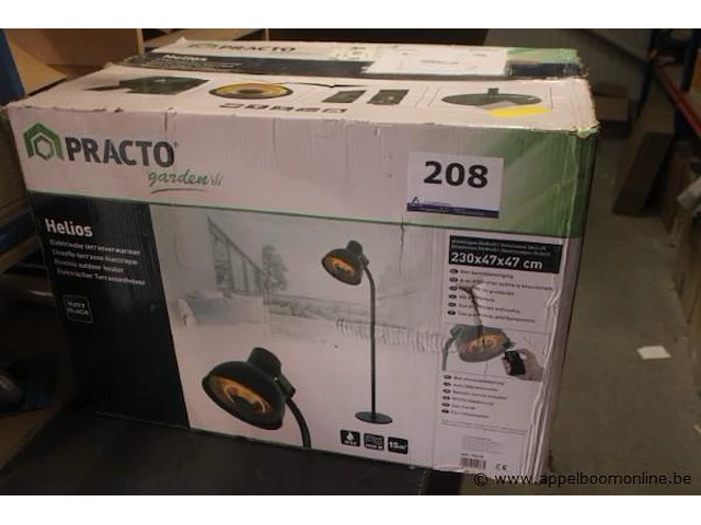 Elektrische terrasverwarmer practo - afbeelding 1 van  3