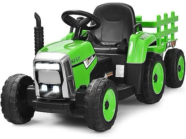 Elektrische tractor groen - afbeelding 1 van  3
