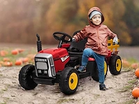 Elektrische tractor met aanhanger, zittractor - afbeelding 1 van  3