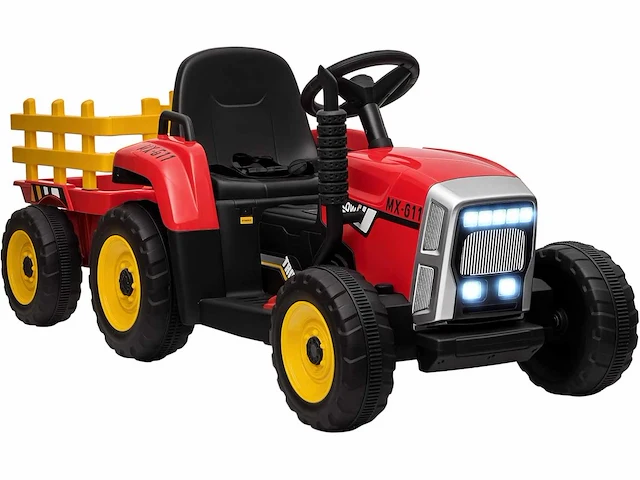 Elektrische tractor met aanhanger, zittractor - afbeelding 2 van  4