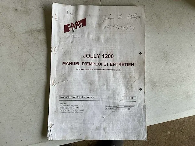 Elektrische transportwagen jolly 1200 (2012) - afbeelding 16 van  30