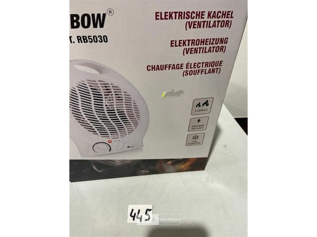 Elektrische ventilator kachel 2000w 2 standen - afbeelding 3 van  3