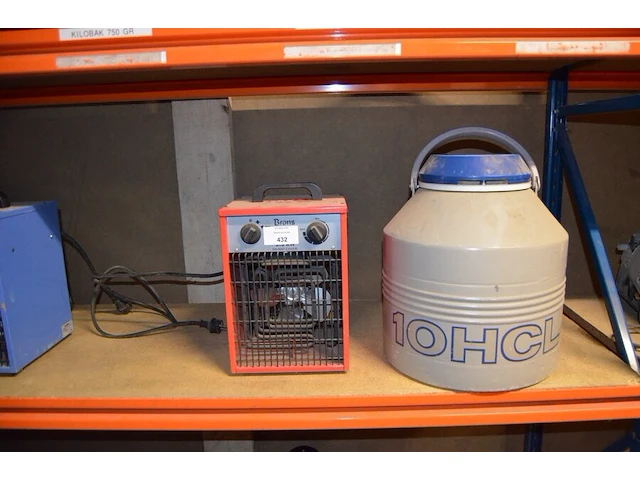 Elektrische verwarming brons, cryogenic container 10hcl - afbeelding 1 van  8