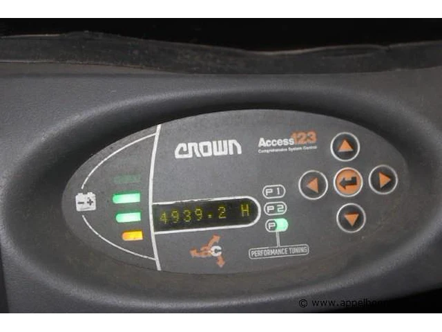 Elektrische vorkheftruck crown 6000 series, 55f-sss-a060, s nummer 9a232430, 4939 werkuren met lader - afbeelding 6 van  8