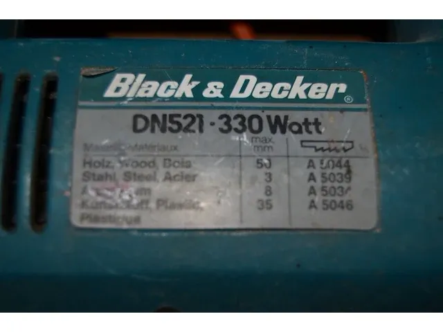 Elektrische wipzaag black&decker dn521, elektrische vlakschuurder bosch pss 200 a , elektrisch boormachine hitachi d10ya - afbeelding 8 van  11