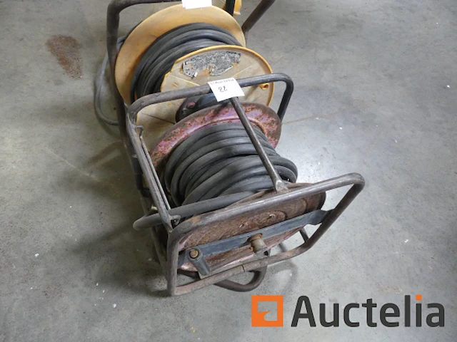 Elektrische/pneumatische slanghaspel met bouwplaatsverlichting - afbeelding 2 van  9