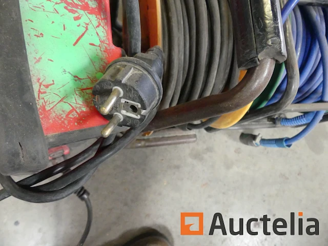 Elektrische/pneumatische slanghaspel met bouwplaatsverlichting - afbeelding 1 van  12