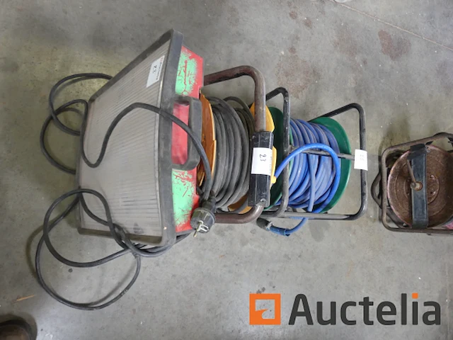 Elektrische/pneumatische slanghaspel met bouwplaatsverlichting - afbeelding 5 van  12