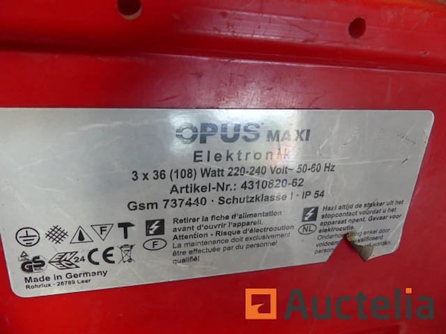 Elektrische/pneumatische slanghaspel met bouwplaatsverlichting - afbeelding 6 van  12