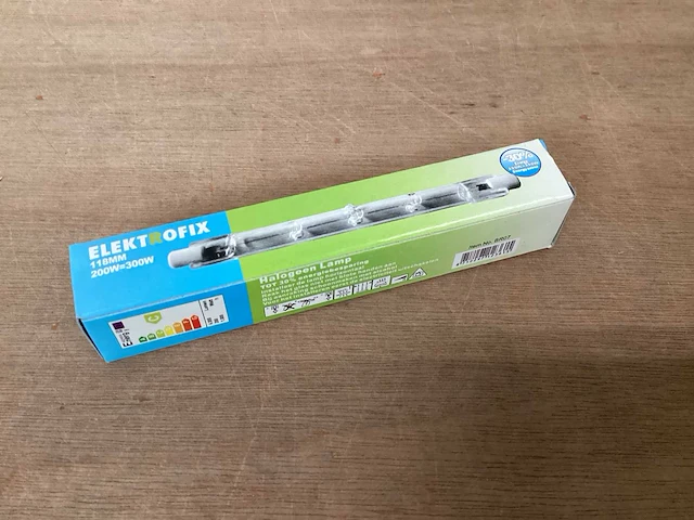 Elektrofix br07 118 mm halogeenbuis 200w (600x) - afbeelding 1 van  5