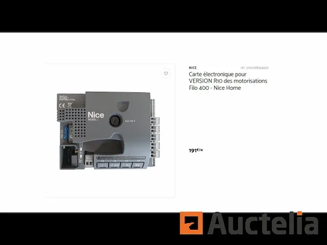 Elektronisch kaart voor versie r10 van nice filo 400 motoren - afbeelding 1 van  1
