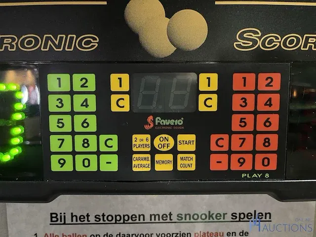 Elektronisch scorebord fagero - afbeelding 2 van  2