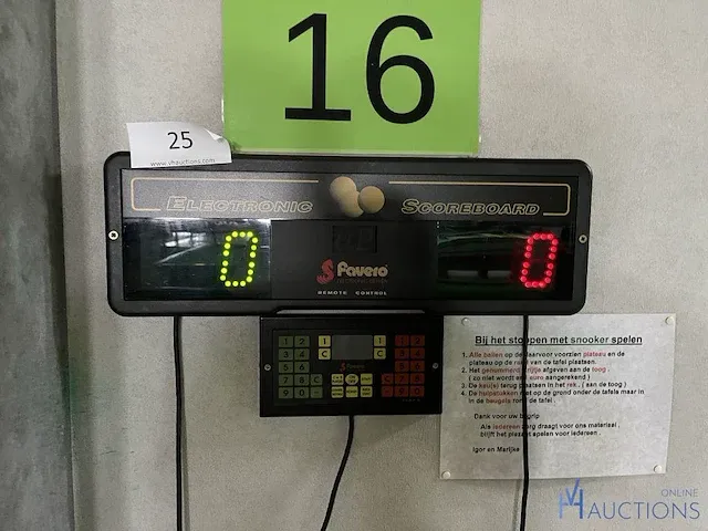 Elektronisch scorebord fagero - afbeelding 1 van  2