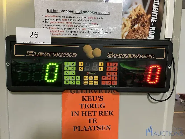 Elektronisch scorebord fagero - afbeelding 1 van  2