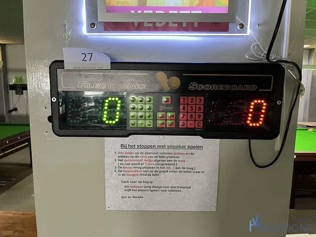 Elektronisch scorebord fagero - afbeelding 1 van  2