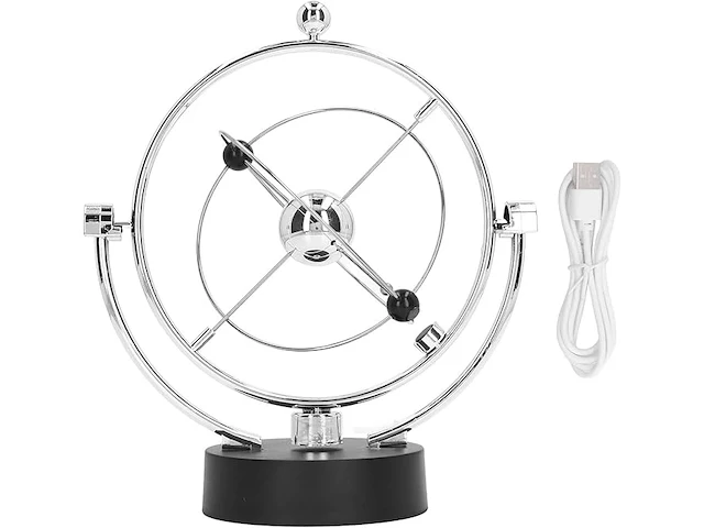 Elektronisch zonnestelsel magnetische swing energy orbit desktop ornament - afbeelding 1 van  2