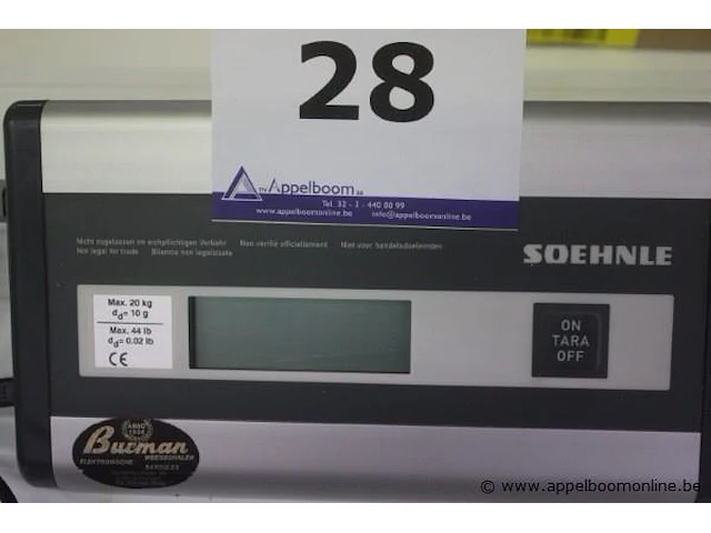 Elektronische balans soehnle - afbeelding 2 van  2
