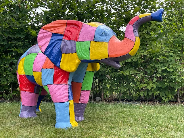 Elephant multicolor - afbeelding 2 van  3