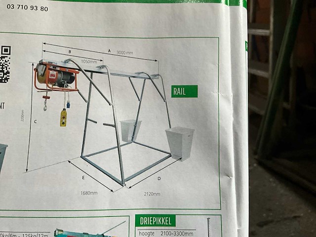 Elevator tip sam 300 beta met hijslier - afbeelding 5 van  5
